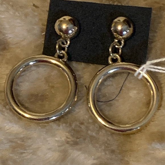Sugarfix goldstone post hoop earrings - Picture 1 of 3